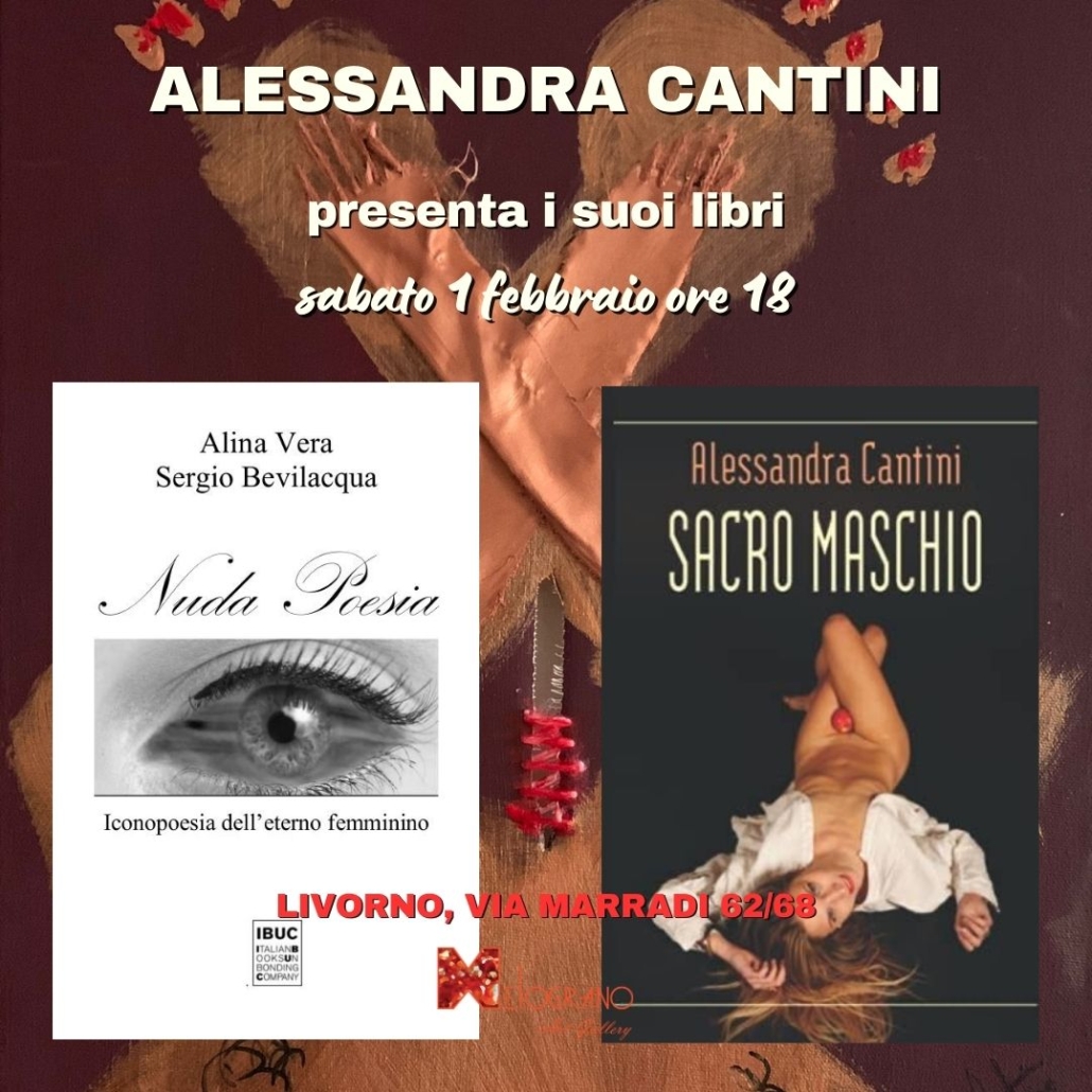Serata con Alessandra Cantini poesia, riflessione e provocazione - Melograno Art Gallery - Livorno