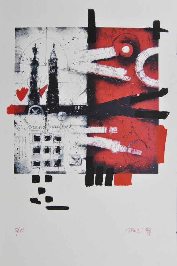 Alessandro Grazi – Stampa senza titolo, Grafica Cubica, arte contemporanea
