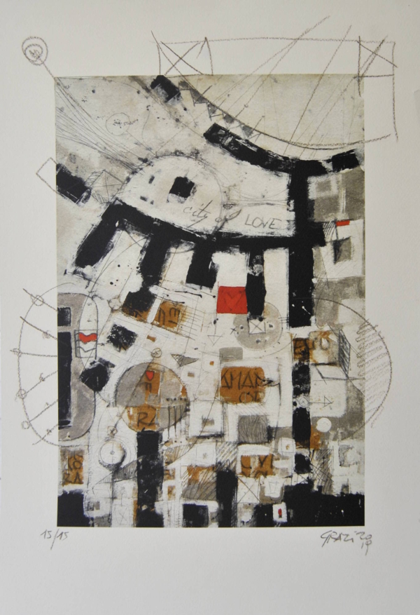 Alessandro Grazi – Stampa senza titolo, Grafica Cubica, arte contemporanea