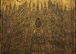 Cattedrali di luce di ARDO, incisione e stratificazione di colore su legno, opere raffinate di Alfonso di Berardo