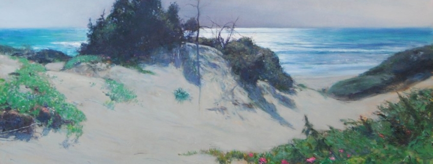 Copia di Riccardo Chirici Duna a Sabaudia Dipinto originale contemporaneo – pittura su tela