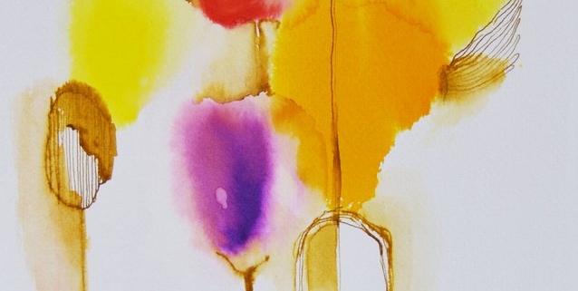 Acquerello originale – opera d’arte contemporanea su carta