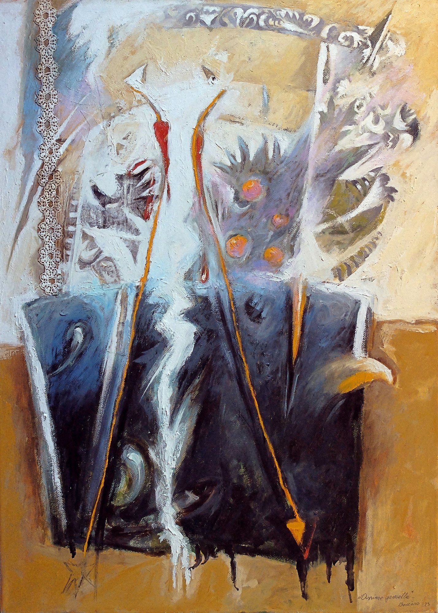 Dipinto Anime gemelle di Gianni Baccaro, 2023