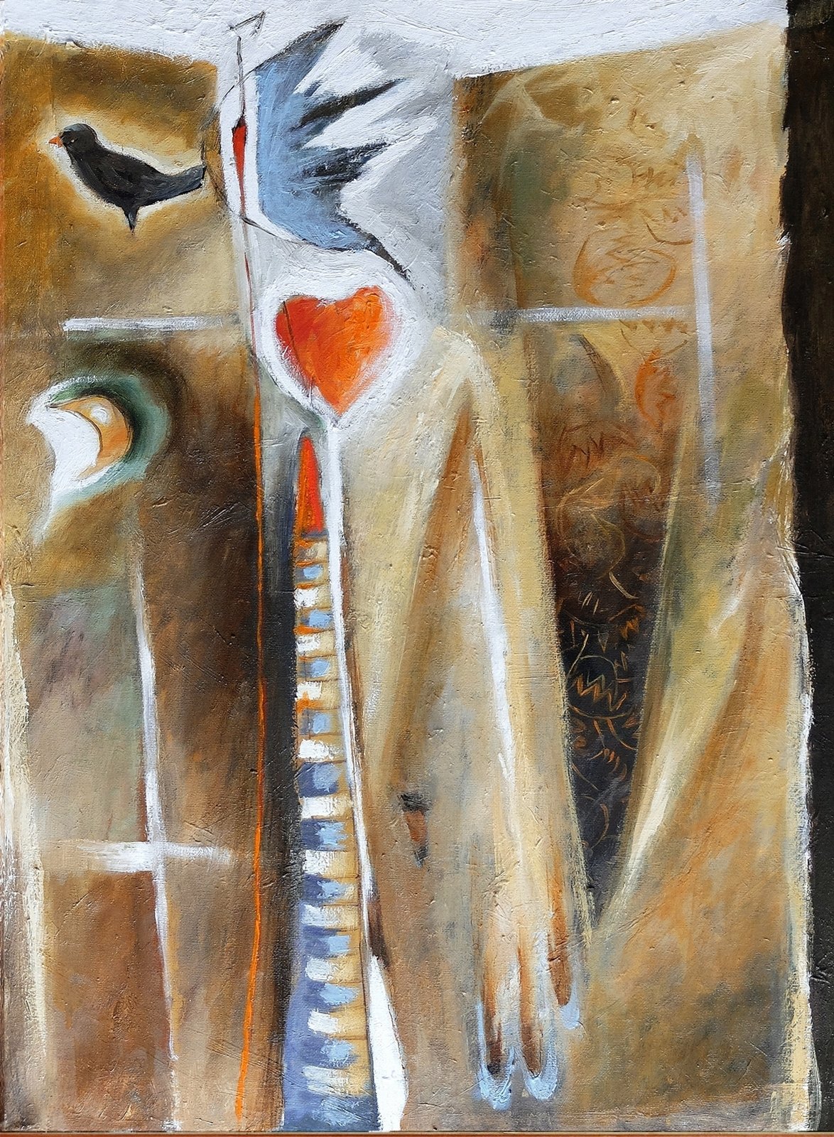 Dipinto Oltre la finestra di Gianni Baccaro, 2019