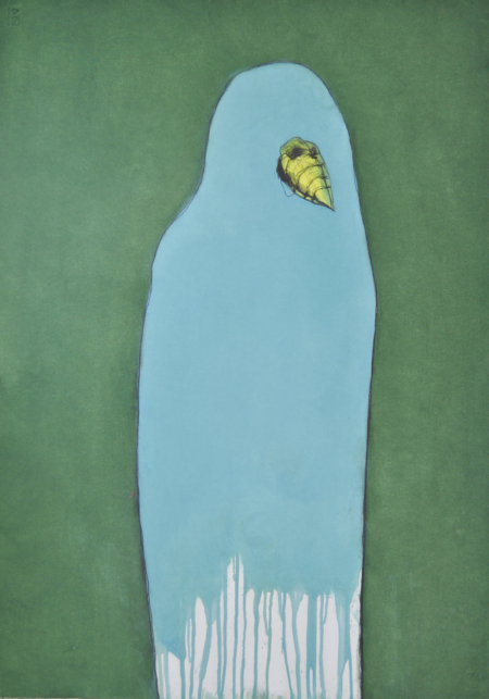 Ottavio Mangiarini, Diario ornitologico n.202, tecnica mista su carta