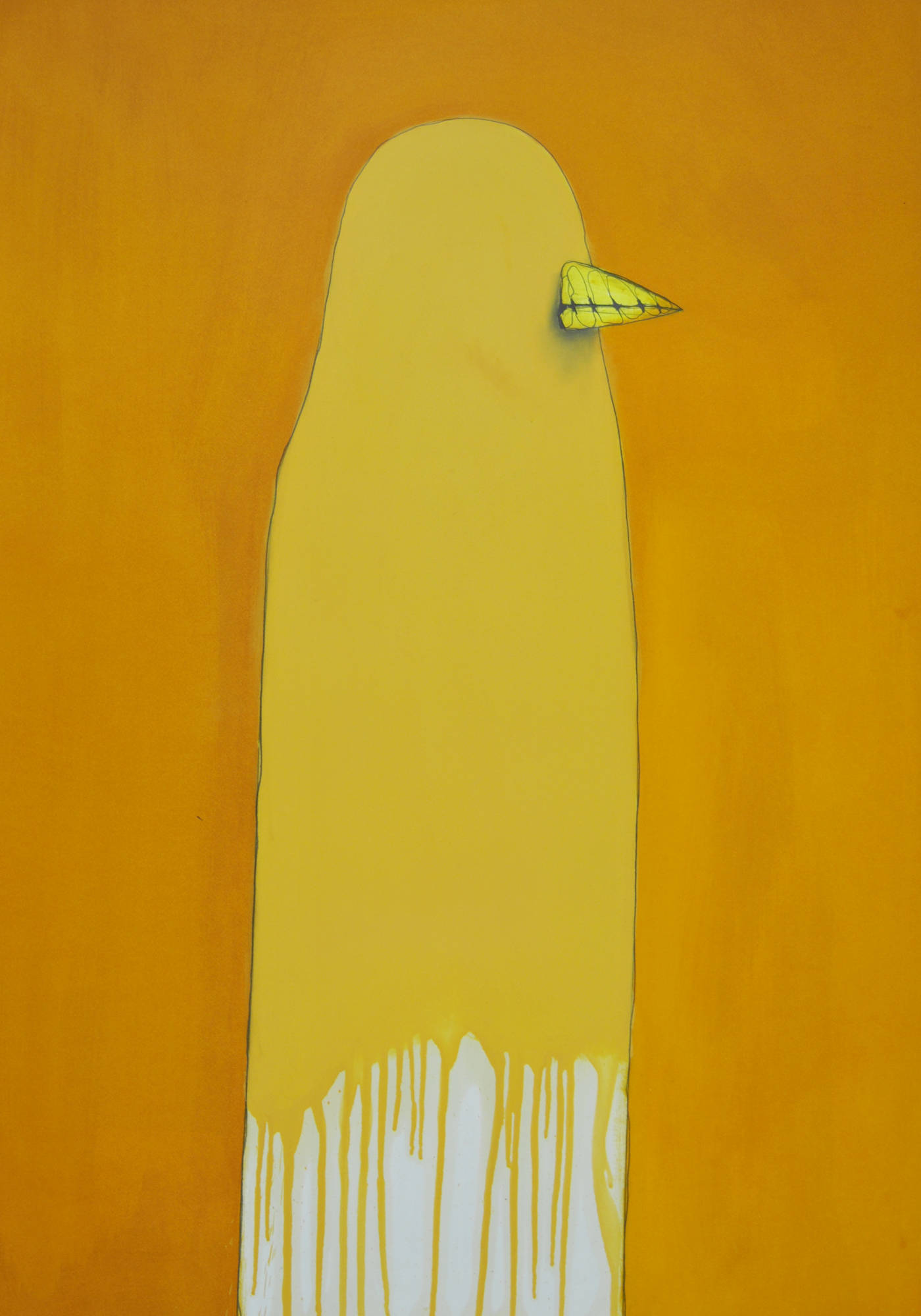 Ottavio Mangiarini, Diario ornitologico n.244 2020, tecnica mista su carta