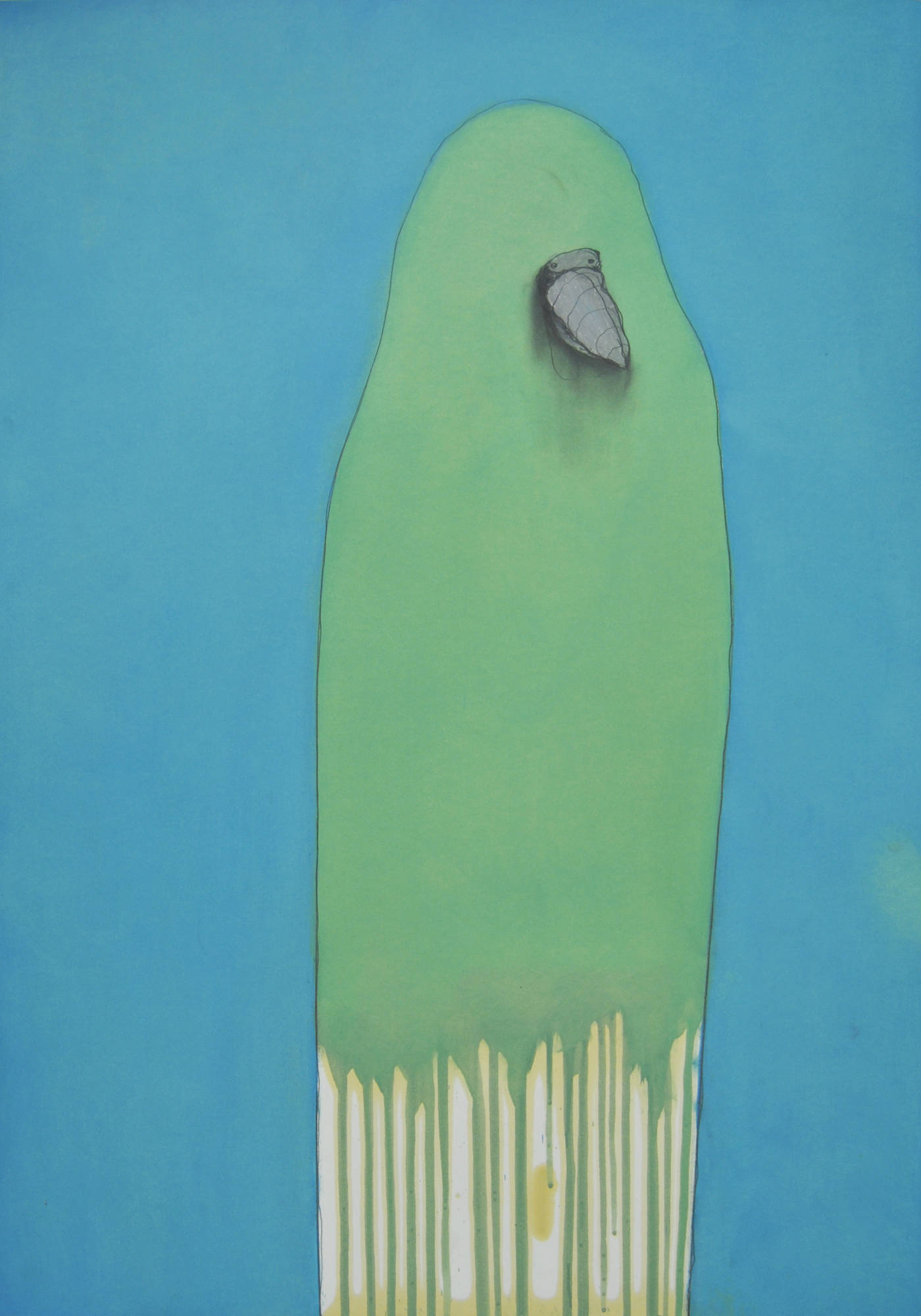 Ottavio Mangiarini, Diario ornitologico n.246 2020 tecnica mista su carta