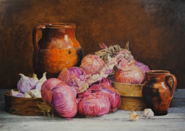 Opera figurativa contemporanea di Paolo Thrull, pittura classica reinterpretata in chiave moderna