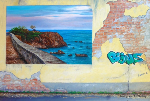 u miro come in graffito con la tamerice di Antignano