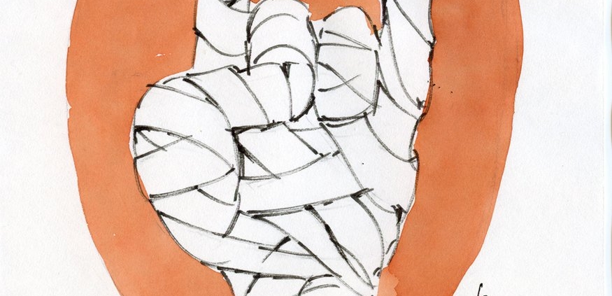 CAPRAS DISEGNO APOTROPAICO Vignetta satirica di Stefano Caprina, in arte CAPRAS, umorismo tagliente e ironia livornese