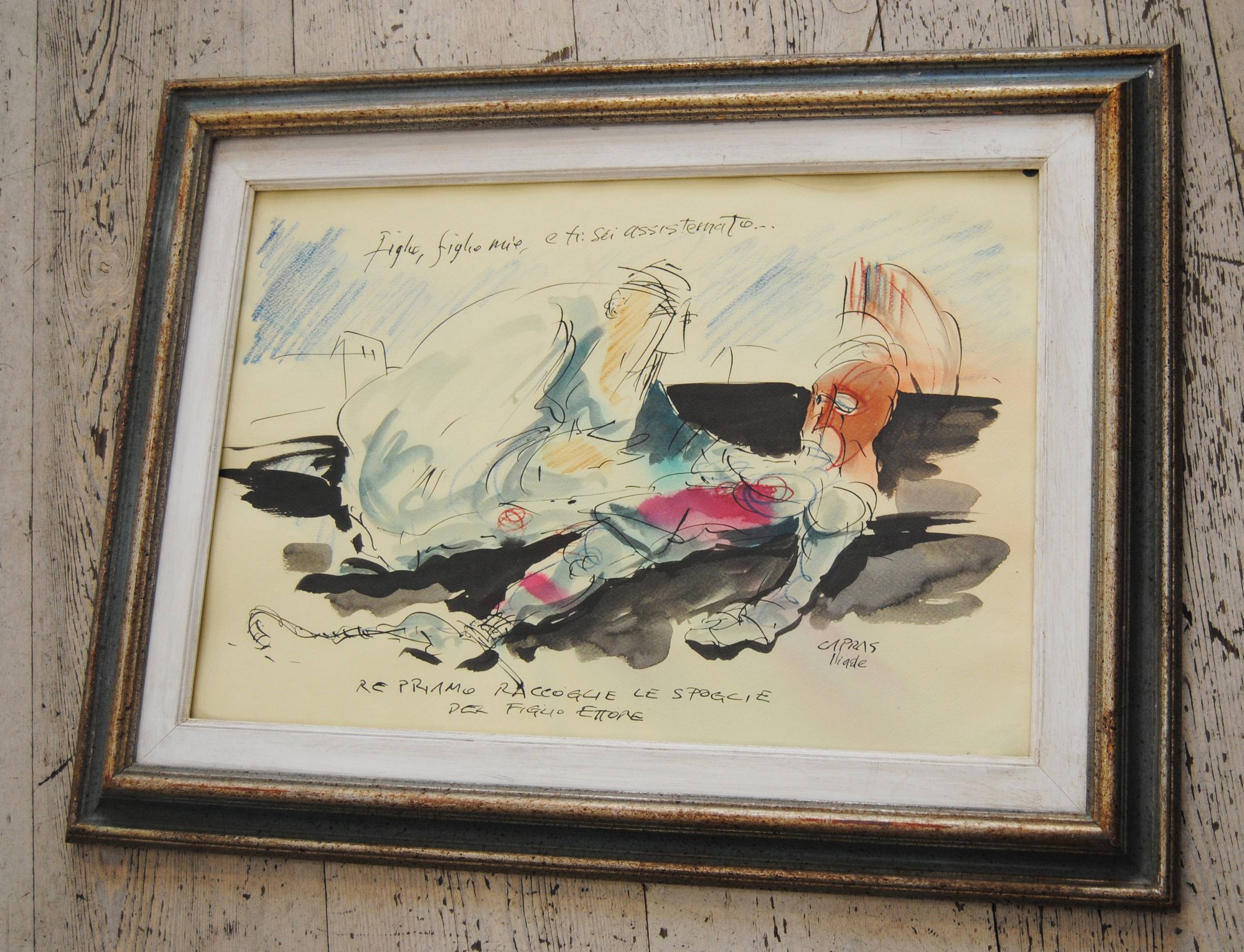 Capras - Priamo raccoglie le spoglie del figlio Ettore - immagine 2