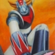Quadro di Davide Robert ross omaggio al grande Mazinga e ai manga giapponesi