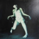 Quadro di Davide Robert Ross, dipinto a olio e tecnica mista su tela con figura femminile contemporanea