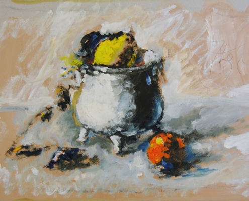 Nature morte sognanti, poetiche e visioni oniriche dipinte da Federico Cresci