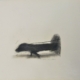 Cane stilizzato in matita, carboncino o pastello di Francesco Manenti, figura esistenziale in tensione, pittura evocativa