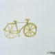 Disegno su carta di Futurboba realizzato con caffè diluito, serie dedicata alla vita quotidiana e alla memoria poetica. La bicicletta