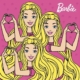 Barbie, serie Supereroi di Luigi Massa, colori rivisitati, pattern serrato su cartoncino