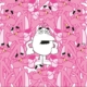 Pink Panther, serie Supereroi di Luigi Massa, colori rivisitati, pattern serrato su cartoncino