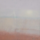 Opera di Maurizio Pupilli, pittura puntinista meditativa, con vibrazioni cromatiche e forme rarefatte che emergono tra pieni e vuoti.