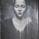 Quadro di Davide Robert Ross, dipinto a olio e tecnica mista su tela con figura femminile contemporanea