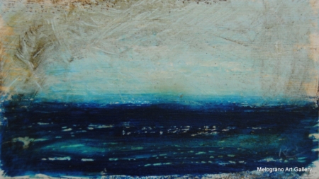 mini marina dipinta a mano, arte del mare italiano