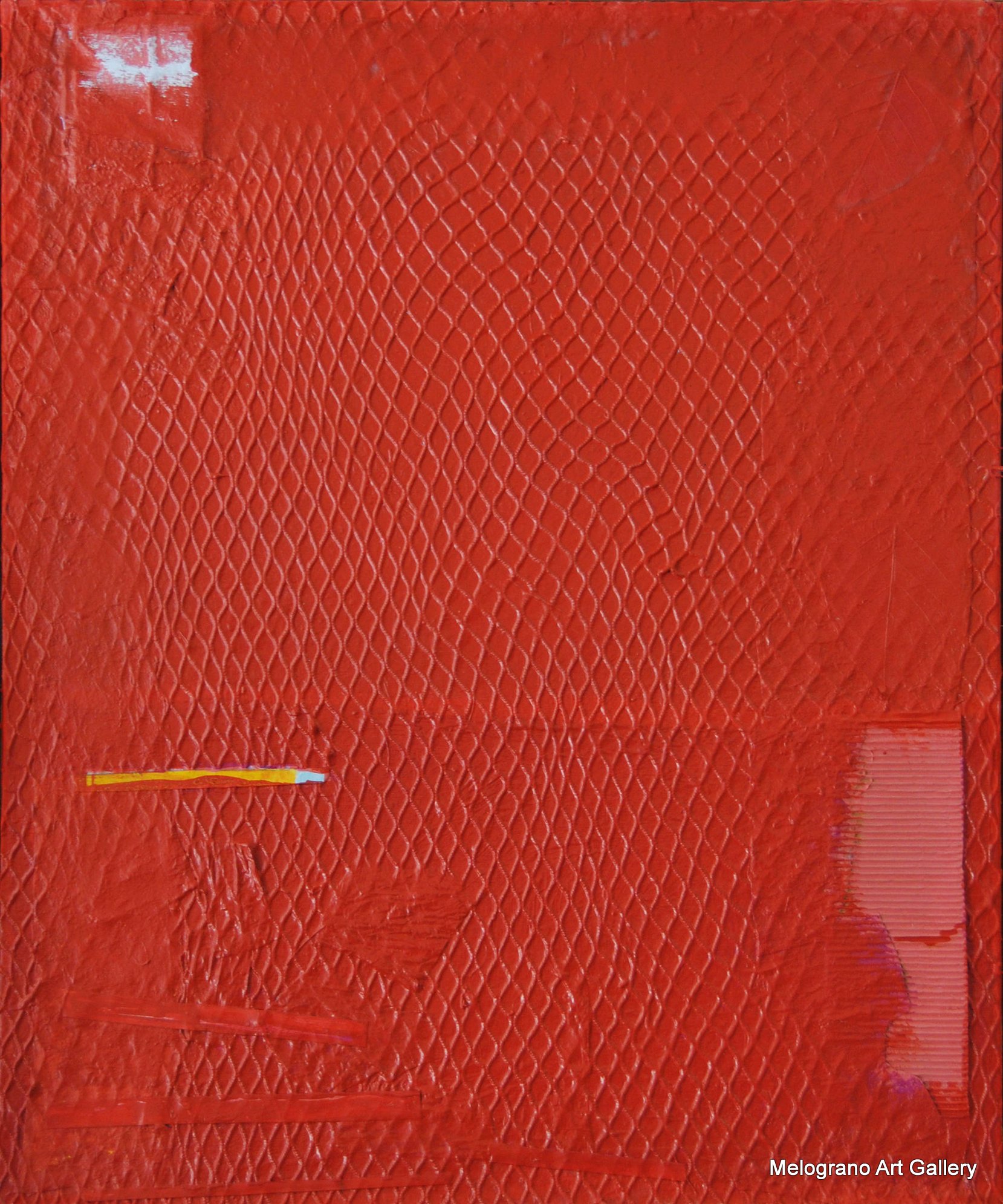 Quadro di Riccardo Lizio Astratto che celebra la gioia del colore, il colore rosso