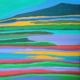 Paesaggio astratto materico di Sabrina Faustini, artista e pittrice