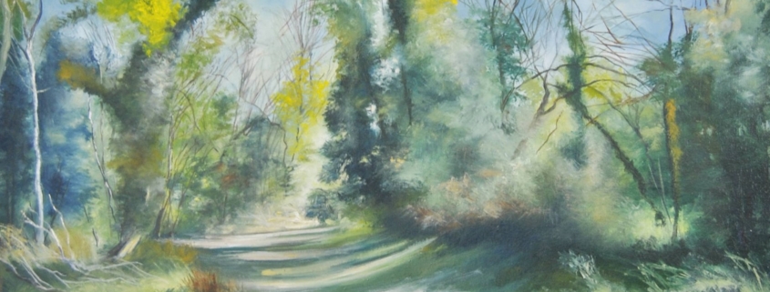 Alessandra Parravicini san Rossore in primavera