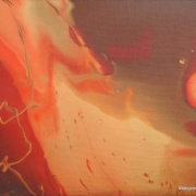 Andrea Forgiarini – artista livornese, opere in tecnica pouring controllata, cromie fluide e luminose