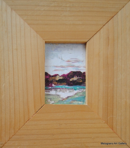 Piccole opere ispirate a celebri maestri della pittura, reinterpretate da Claudia Cerrai.