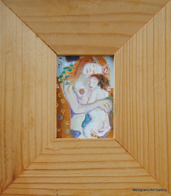 Piccole opere ispirate a celebri maestri della pittura, reinterpretate da Claudia Cerrai.