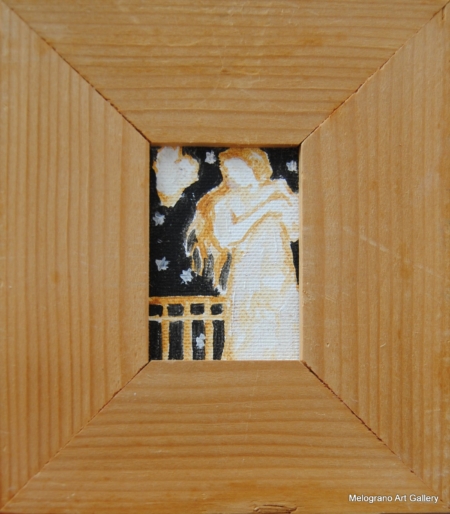 Piccole opere ispirate a celebri maestri della pittura, reinterpretate da Claudia Cerrai.