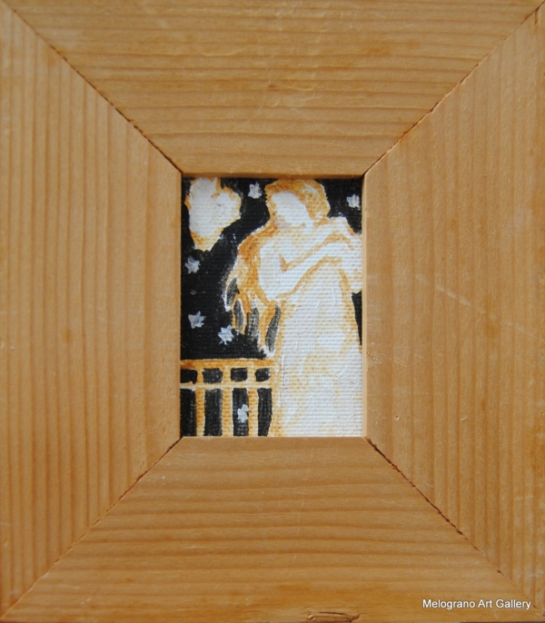 Piccole opere ispirate a celebri maestri della pittura, reinterpretate da Claudia Cerrai.