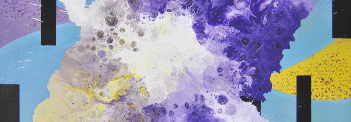 FraJo. un quadro che è un’esplosione luminosa che racconta il momento in cui il Divino viene riconosciuto e accolto nella vita.