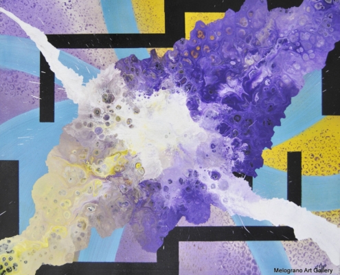 FraJo. un quadro che è un’esplosione luminosa che racconta il momento in cui il Divino viene riconosciuto e accolto nella vita.