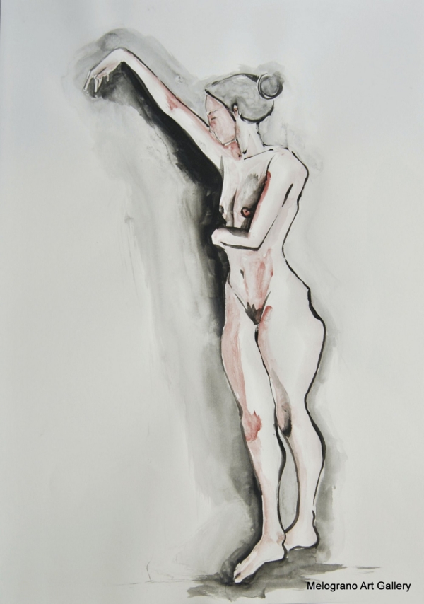 Ritratto femminile di Matteo Fieno, pittura materica e gestuale dedicata alla forza delle donne