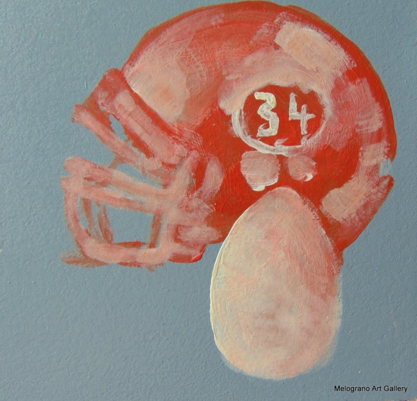 Piccola tavoletta colorata di Marco Cavalieri, figure e motivi onirici che esprimono fantasia, dinamismo e viaggio nell’irrazionale.