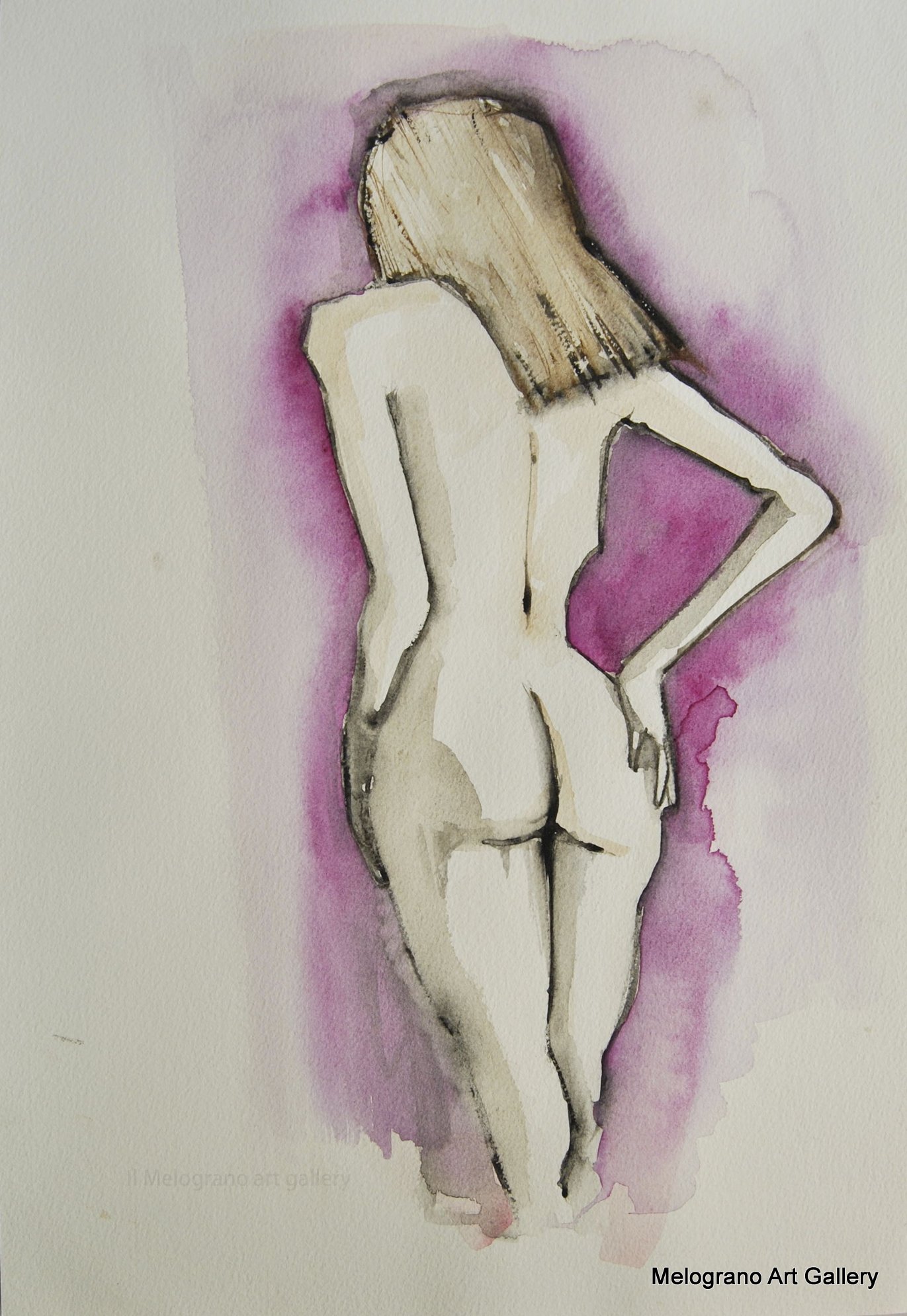 Ritratto femminile di Matteo Fieno, pittura materica e gestuale dedicata alla forza delle donne