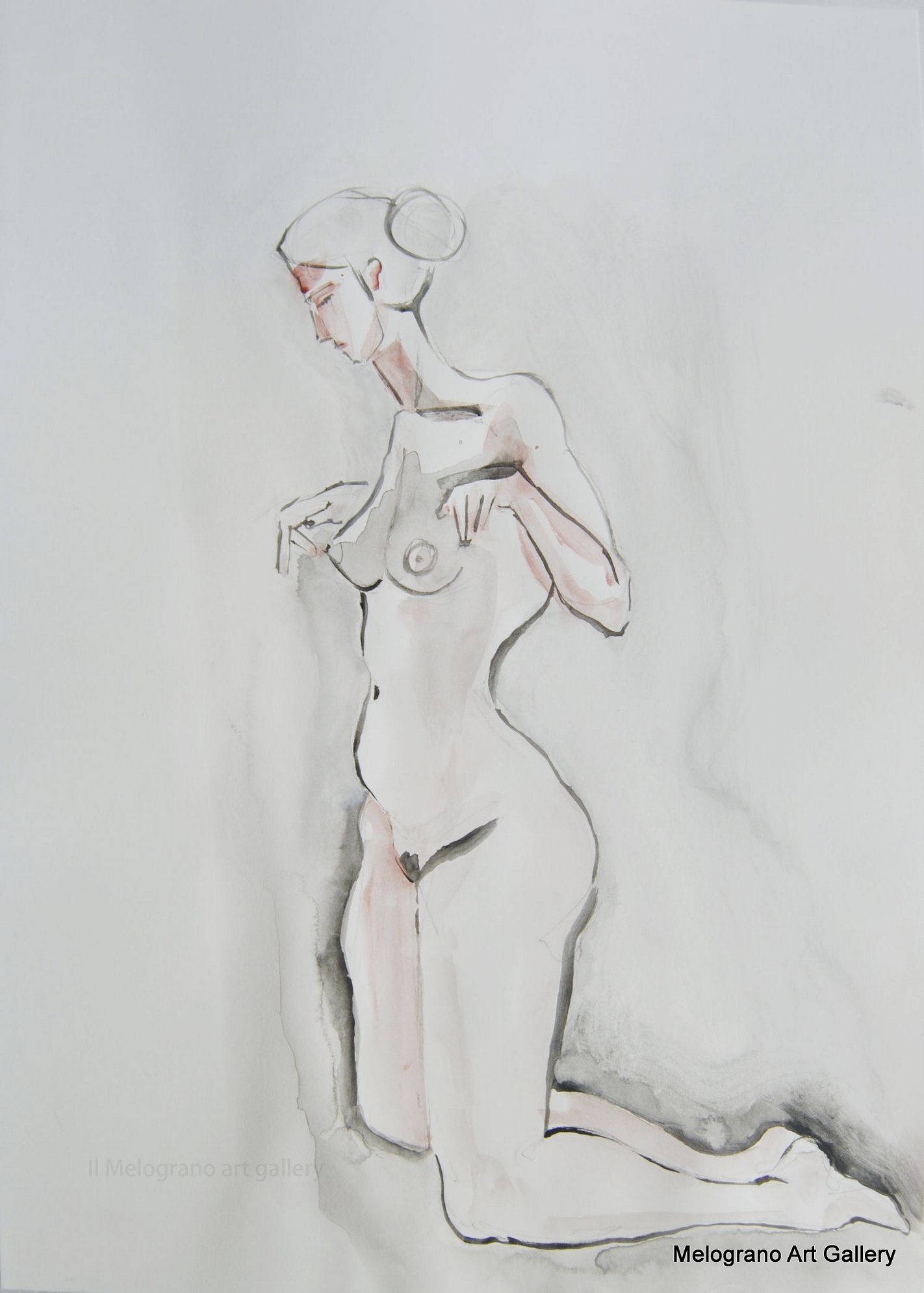 Ritratto femminile di Matteo Fieno, pittura materica e gestuale dedicata alla forza delle donne