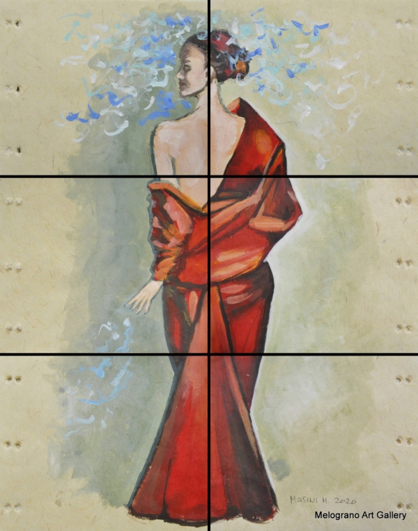 Michela Masini – Puzzle donna 6 pezzi con cartoncino descrittivo