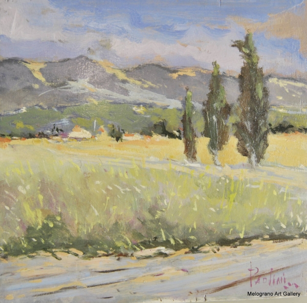 La dolcezza della campagna toscana tra luce e silenzio.