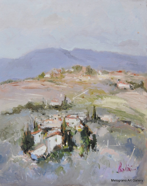 La dolcezza della campagna toscana tra luce e silenzio.