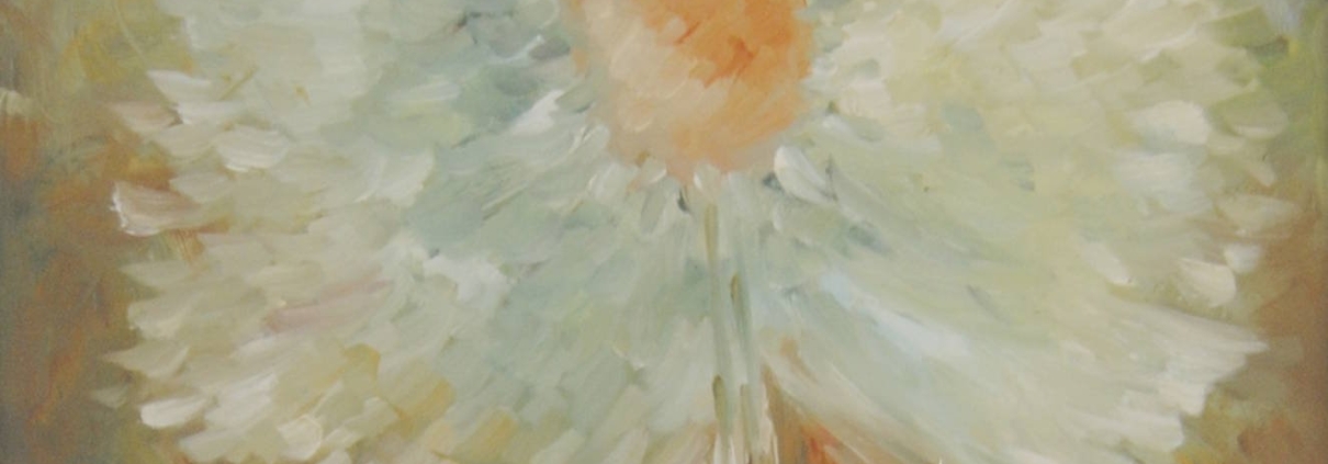 Clown dipinto dal pittore livornese Sergio Raugi