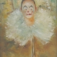 Clown dipinto dal pittore livornese Sergio Raugi