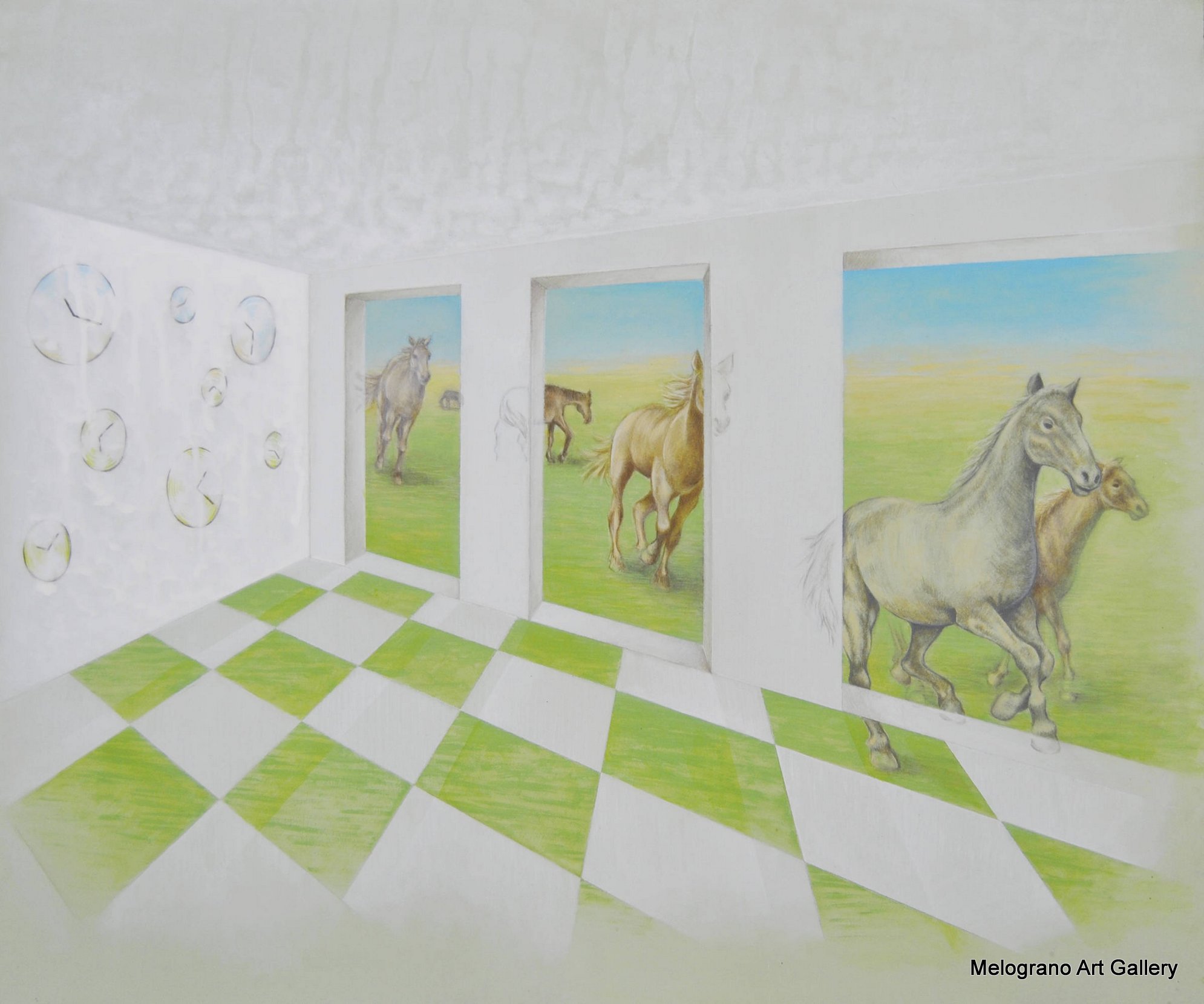 Kronos Kairos Viki arte simbolismo figurativo tempo interiorità equilibrio compositivo segno colore