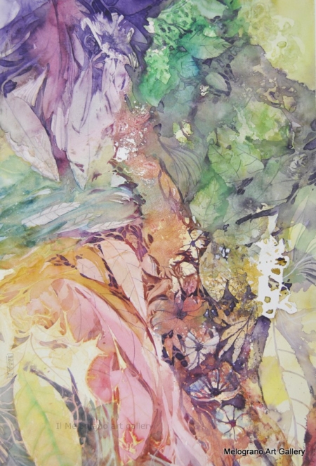 Alessandro Andreuccetti – pittura astratta floreale, fiori e giardini reinterpretati attraverso colore e forma