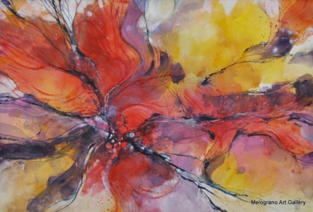 Alessandro Andreuccetti – pittura astratta floreale, fiori e giardini reinterpretati attraverso colore e forma