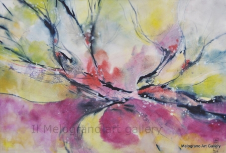 Alessandro Andreuccetti – pittura astratta floreale, fiori e giardini reinterpretati attraverso colore e forma