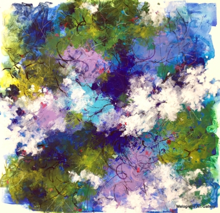 Alessandro Andreuccetti – pittura astratta floreale, fiori e giardini reinterpretati attraverso colore e forma