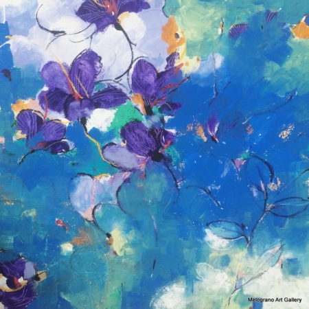 Alessandro Andreuccetti – pittura astratta floreale, fiori e giardini reinterpretati attraverso colore e forma